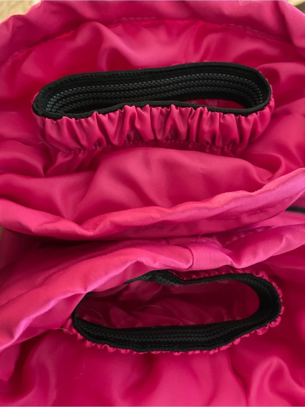 wonder nation Hot Pink and Black Insulated Kids One-Piece Snow Suit